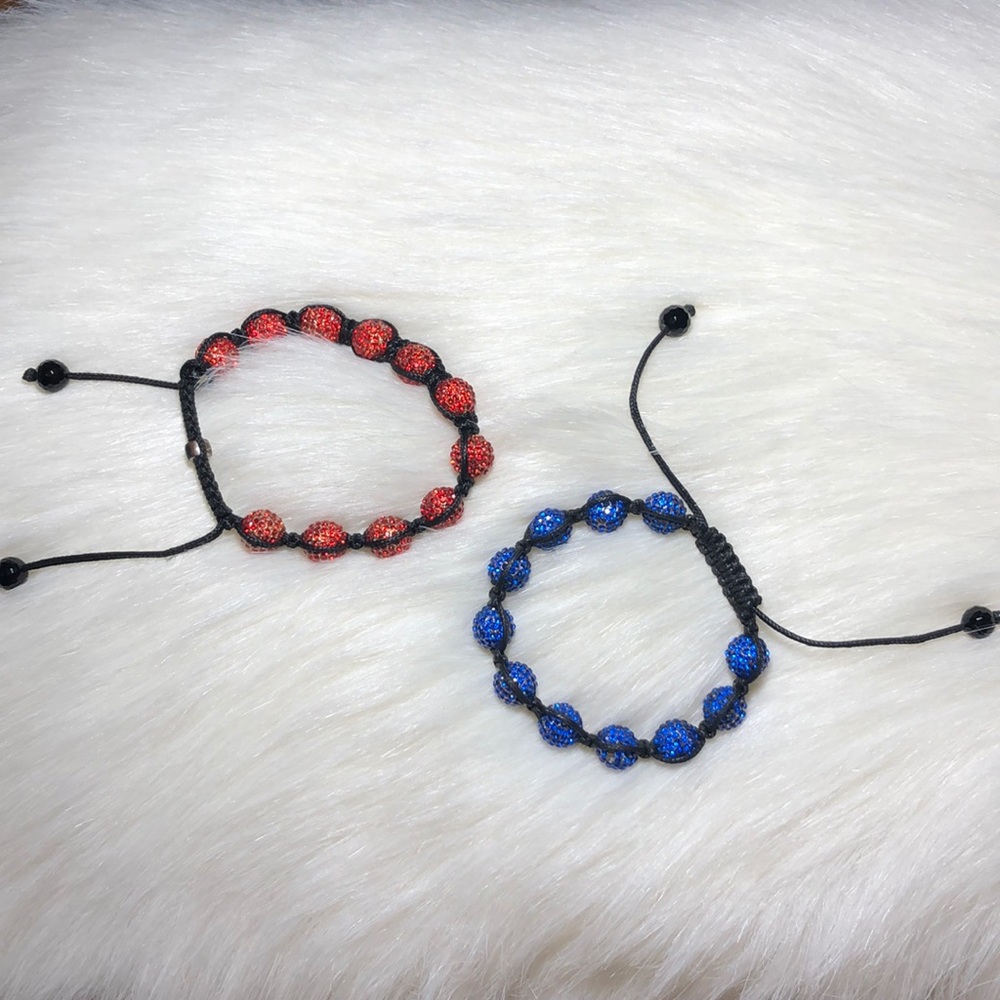 Beaded Pull Tie Bracelets